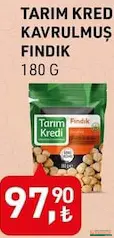 TARIM KREDİ KAVRULMUŞ FINDIK 180 G